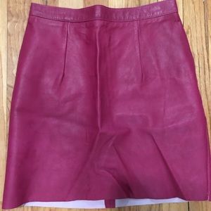 American Apparel Leather Skirt